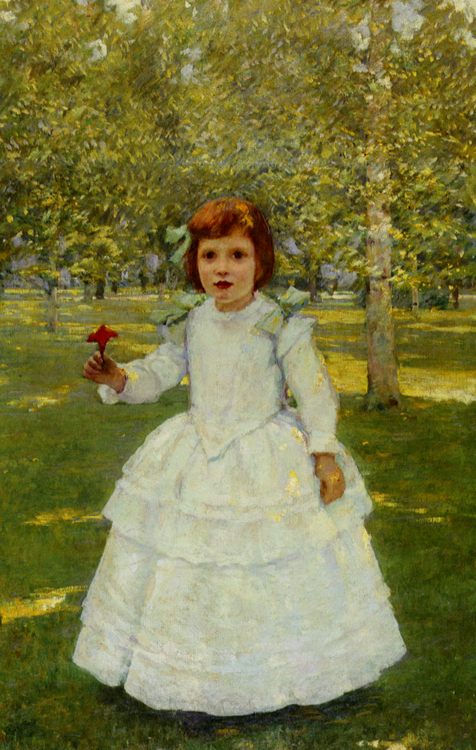 The Red Flower :: Robert Reid - Portraits of young girls in art and painting ôîòî