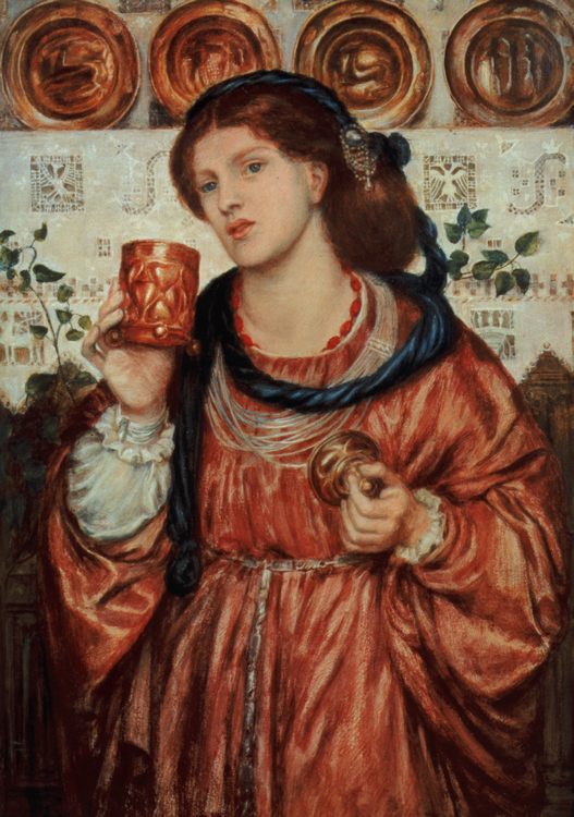 The Loving Cup :: Dante Gabriel Rossetti - Art scenes from literary works ôîòî
