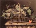 Still-lives with fruit - Basket of Grapes :: Pierre Dupuys