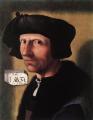 men's portraits - Jacob Cornelisz Van Oostsanen (1472-1533) Self-Portrait