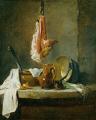 Still Lifes - Still Life with a Rib of Beef :: Jean-Baptiste-Simeon Chardin