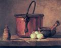 Still Lifes - Still Life with Copper Cauldron and Eggs :: Jean-Baptiste-Simeon Chardin