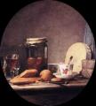 Still Lifes - Still Life with Jar of Apricots :: Jean-Baptiste-Simeon Chardin