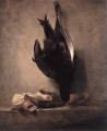 Still Lifes - Still-Life with Dead Pheasant and Hunting Bag :: Jean-Baptiste-Simeon Chardin