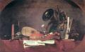 Still Lifes - The Attributes of Music :: Jean-Baptiste-Simeon Chardin