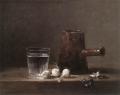 Still Lifes - Water Glass and Jug :: Jean-Baptiste-Simeon Chardin