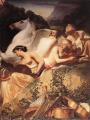nu art in mythology painting - The Four Muses with Pegasus :: Caesar van Everdingen