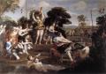 nu art in mythology painting - Diana and her Nymphs :: Domenichino