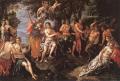 nu art in mythology painting - The Punishment of Midas :: Hendrick De Clerck