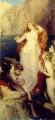 nu art in mythology painting - The Pearls of Aphrodite :: Herbert James Draper