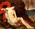 nu art in mythology painting - Diane La Chasseuse [Diana Of The Hunt] :: Horace de Callias