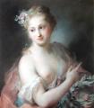 nu art in mythology painting - Nymph from Apollos Retinue :: Rosalba Carriera