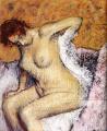 Nu in art and painting - After The Bath :: Edgar Degas