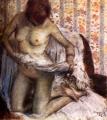 Nu in art and painting - After The Bath :: Edgar Degas 