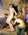 nu art in mythology painting - Andromeda Chained to the Rock by the Nereids :: Thiodore Chassiriau