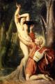 nu art in mythology painting - Apollo and Daphne :: Thiodore Chassiriau