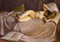 Nu in art and painting - Femme Nue Etendue Sur Un Divan [Naked Woman Lying on a Couch] Pastel on paper :: Gustave Caillebotte