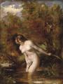 Nu in art and painting - Musidora (The Bather) :: William Etty