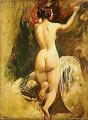 Nu in art and painting - Nude Woman from Behind :: William Etty