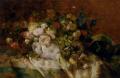 flowers in painting - A Summer Bouquet  :: Eugene Henri Cauchois