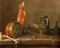 Still Lifes - A Lean Diet with Cooking Utensils :: Jean-Baptiste-Simeon Chardin