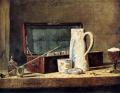 Still Lifes - Pipes And Drinking Pitcher :: Jean-Baptiste-Simeon Chardin