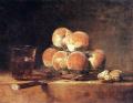 Still-lives with fruit - A Basket of Peaches  ::  Jean-Baptiste-Simeon Chardin