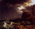 Sea landscapes with ships - A Shipwreck In A Stormy Sea By The Coast :: Claude-Joseph Vernet