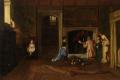 Rich interiors - The Jacobites Escape the Punch Room :: William Frederick Yeames 