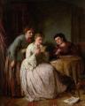 Romantic scenes in art and painting - The Eve of St Valentine :: George Smith