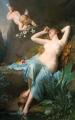 nu art in mythology painting - The Love of the Nymph :: Louis Emile Adan