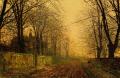 Sunset and sunrise, sundown - The Sere and Yellow Leaf :: John Atkinson Grimshaw