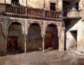 Oriental architecture - Granada Courtyard :: Edwin Lord Weeks