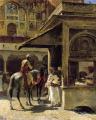 Street and market genre scenes - Hindu Merchants :: Edwin Lord Weeks