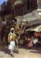 Street and market genre scenes - Man Leading a Camel :: Edwin Lord Weeks