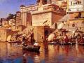 Oriental architecture - On The River Benares :: Edwin Lord Weeks