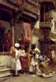 scenes of Oriental life (Orientalism) in art and painting - The Silk Merchants :: Edwin Lord Weeks