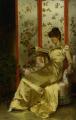 6 woman's portraits hall ( The middle of 19 centuries ) in art and painting - Reading :: Charles Joseph Frederick Soulacroix