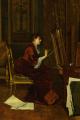 Rich interiors - The Artist in Her Studio :: Jules Adolphe Goupil
