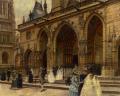 Street and market genre scenes - First Communion :: Louis Beroud