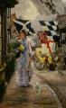Street and market genre scenes - Fete Day at Brighton :: James Jacques Joseph Tissot