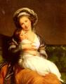 4 women's portraits 18th century hall - Madame Vigee-Lebrun and her daughter, Jeanne-Lucie-Louise :: Elisabeth Louise Vigee Le Brun 