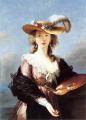 4 women's portraits 18th century hall - Self Portrait in a Straw Hat :: Elisabeth Louise Vigee-Le Brun