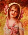 Portraits of young girls in art and painting - The Cherry Bonnet :: Emile Vernon