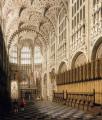Architecture - The Interior of Henry VII's Chapel in Westminster Abbey :: Canaletto 
