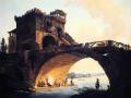 Ruins - The Old Bridge :: Hubert Robert 