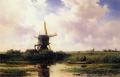 Holland and Dutch - The Gein River Near Abcoude :: Willem Roelofs