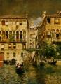 Venice - Leaving a Residence on the Grand Canal :: Rubens Santoro