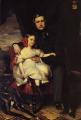 men's portraits 19th century (first half) - Napoleon Alexandre Louis Joseph Berthier, Prince de Wagram and his Daughter, Malcy Louise Caroline Frederique :: Franz Xavier Wi