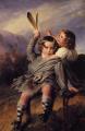 Children's portrait in art and painting - Prince Alfred and Princess Helena :: Franz Xavier Winterhalter
